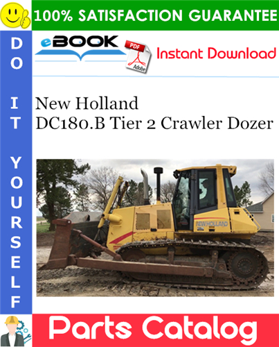 New Holland DC180.B Tier 2 Crawler Dozer Parts Catalog