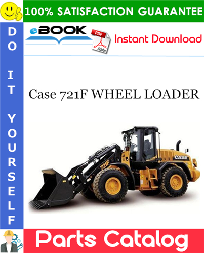 Case 721F WHEEL LOADER Parts Catalog