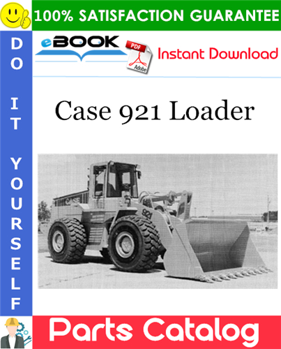 Case 921 Loader Parts Catalog