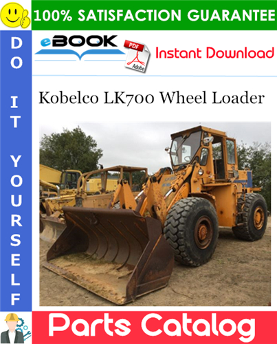Kobelco LK700 Wheel Loader Parts Catalog