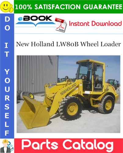 New Holland LW80B Wheel Loader Parts Catalog