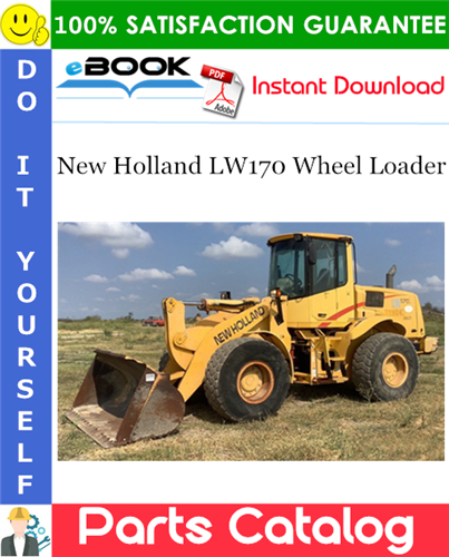 New Holland LW170 Wheel Loader Parts Catalog