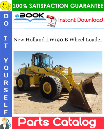 New Holland LW190.B Wheel Loader Parts Catalog