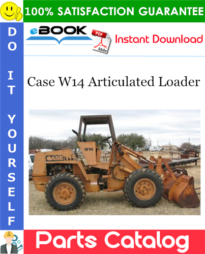 Case W14 Articulated Loader Parts Catalog