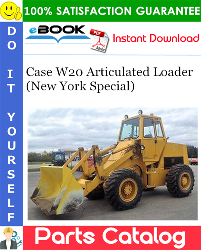 Case W20 Articulated Loader (New York Special) Parts Catalog