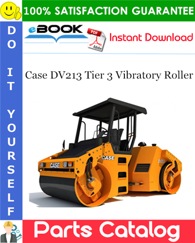 Case DV213 Tier 3 Vibratory Roller Parts Catalog