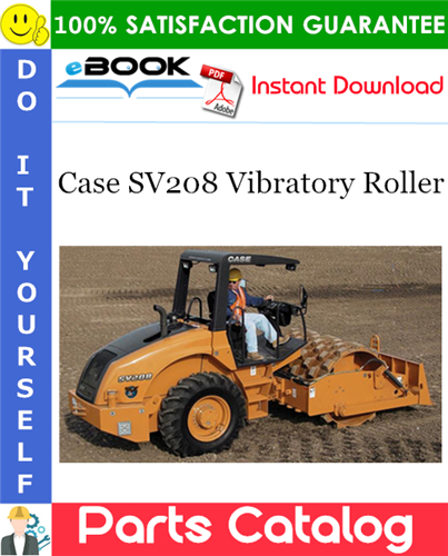 Case SV208 Vibratory Roller Parts Catalog