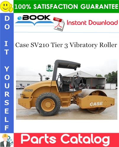 Case SV210 Tier 3 Vibratory Roller Parts Catalog