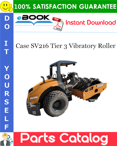 Case SV216 Tier 3 Vibratory Roller Parts Catalog