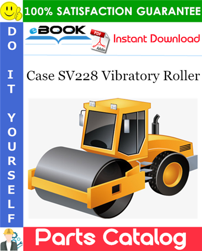 Case SV228 Vibratory Roller Parts Catalog