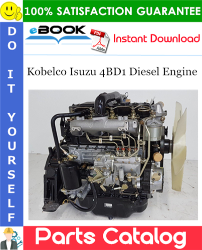 Kobelco Isuzu 4BD1 Diesel Engine Parts Catalog