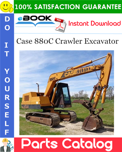 Case 880C Crawler Excavator Parts Catalog