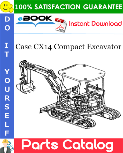 Case CX14 Compact Excavator Parts Catalo