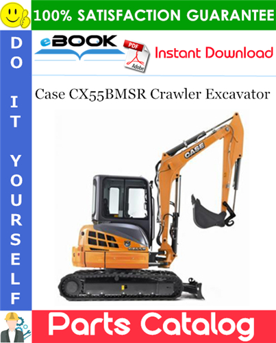 Case CX55BMSR Crawler Excavator Parts Catalog