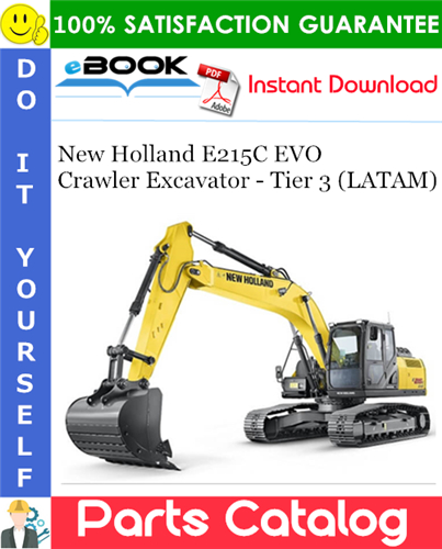 New Holland E215C EVO Crawler Excavator - Tier 3 (LATAM) Parts Catalog