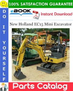 New Holland EC15 Mini Excavator Parts Catalog