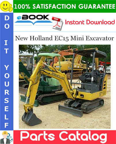 New Holland EC15 Mini Excavator Parts Catalog