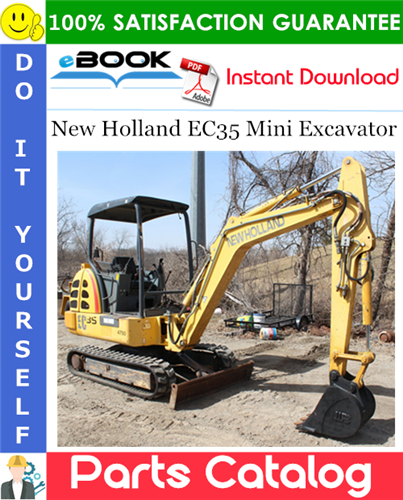 New Holland EC35 Mini Excavator Parts Catalog