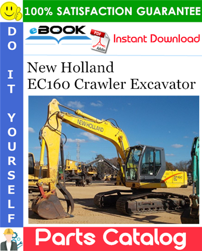 New Holland EC160 Crawler Excavator Parts Catalog