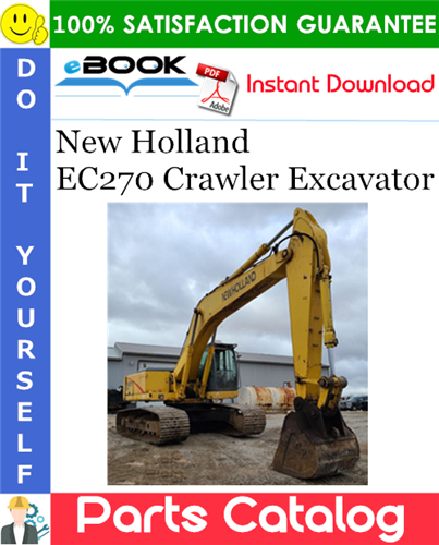 New Holland EC270 Crawler Excavator Parts Catalog