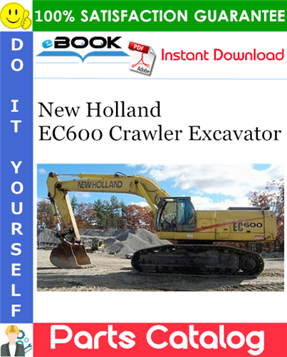 New Holland EC600 Crawler Excavator Parts Catalog