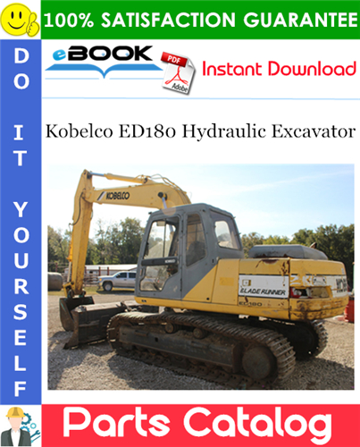 Kobelco ED180 Hydraulic Excavator Parts Catalog