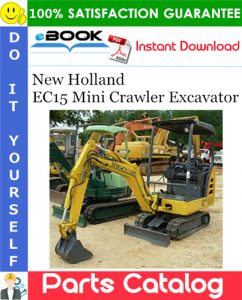 New Holland EC15 Mini Crawler Excavator Parts Catalog
