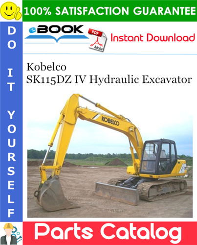 Kobelco SK115DZ IV Hydraulic Excavator Parts Catalog