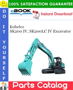 Kobelco SK200 IV, SK200LC IV Excavator Parts Catalog