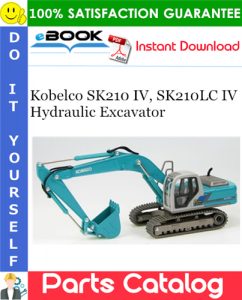 Kobelco SK210 IV, SK210LC IV Hydraulic Excavator Parts Catalog