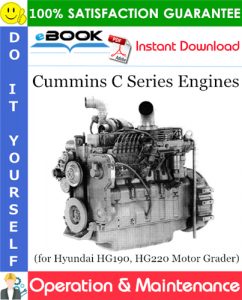Cummins C Series Engines Operation and Maintenance Manual
