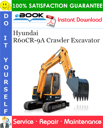 Hyundai R60CR-9A Crawler Excavator Service Repair Manual