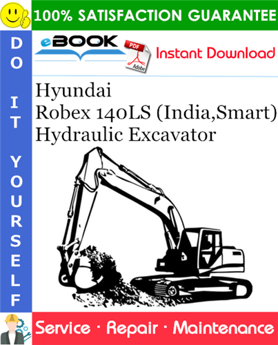 Hyundai Robex 140LS (India,Smart) Hydraulic Excavator Service Repair Manual