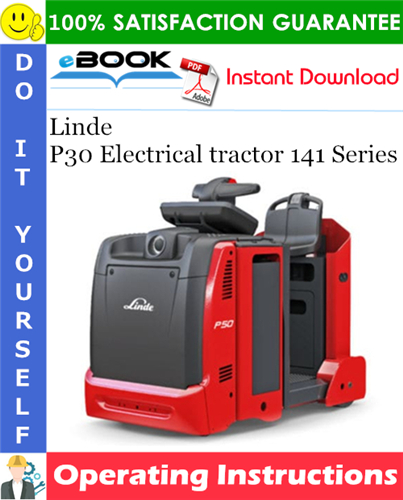 Linde P30 Electrical tractor 141 Series Operating Instructions
