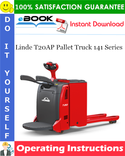 Linde T20AP Pallet Truck 141 Series Operating Instructions