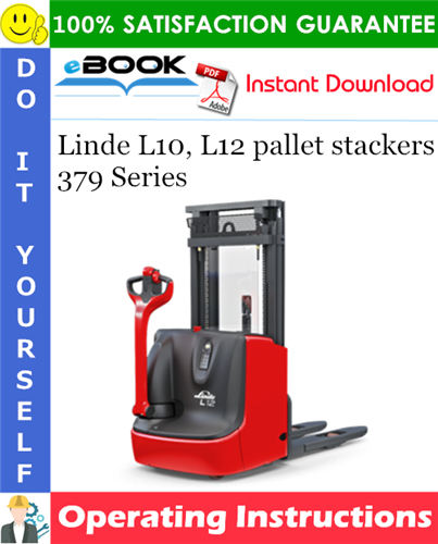 Linde L10, L12 pallet stackers 379 Series Operating Instructions
