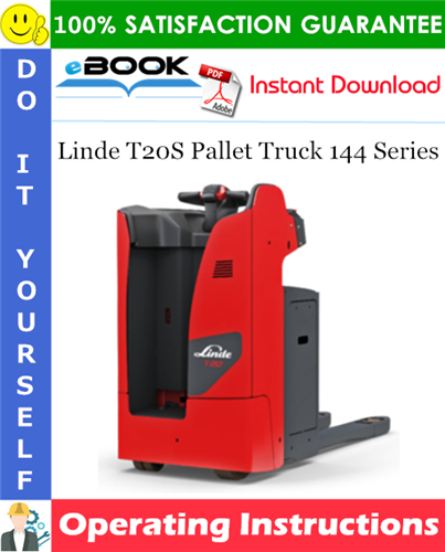 Linde T20S Pallet Truck 144 Series Operating Instructions