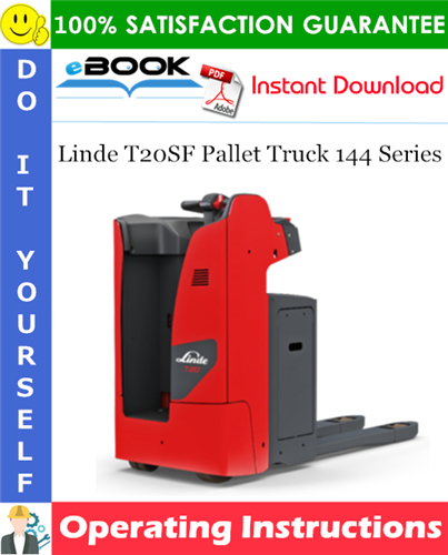 Linde T20SF Pallet Truck 144 Series Operating Instructions