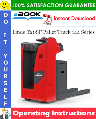 Linde T20SF Pallet Truck 144 Series Operating Instructions