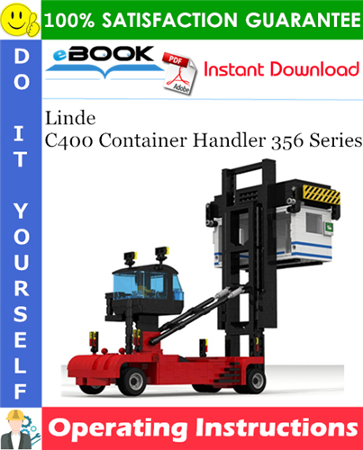 Linde C400 Container Handler 356 Series Operating Instructions