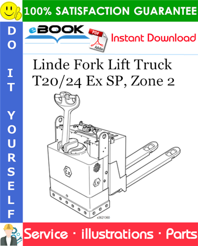 Linde Fork Lift Truck T20/24 Ex SP, Zone 2 Parts Manual