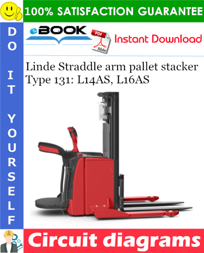 Linde Straddle arm pallet stacker Type 131: L14AS, L16AS Circuit diagrams