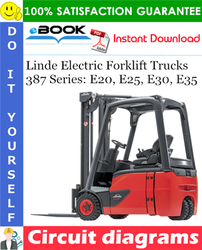 Linde Electric Forklift Trucks 387 Series: E20, E25, E30, E35 Circuit diagrams