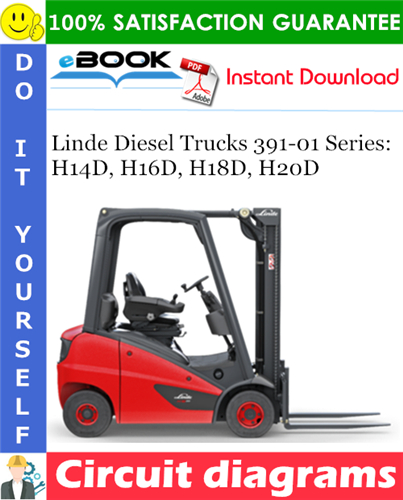 Linde Diesel Trucks 391-01 Series: H14D, H16D, H18D, H20D Circuit diagrams