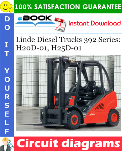 Linde Diesel Trucks 392 Series: H20D-01, H25D-01 Circuit diagrams