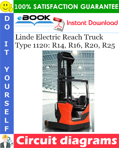 Linde Electric Reach Truck 1120 Series: R14, R16, R20, R25 Circuit diagrams