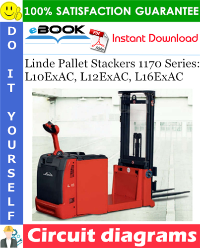 Linde Pallet Stackers 1170 Series: L10ExAC, L12ExAC, L16ExAC Circuit diagrams