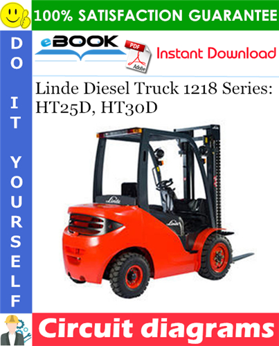 Linde Diesel Truck 1218 Series: HT25D, HT30D Circuit diagrams