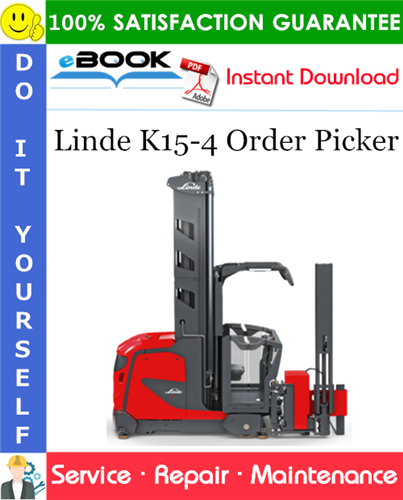 Linde K15-4 Order Picker Service Repair Manual