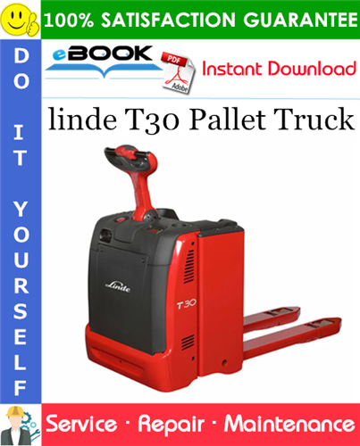linde T30 Pallet Truck Service Repair Manual